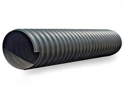 HDPE spiralna cijev ojačana čeličnom trakom za rudarsku drenažu velikog-promjera